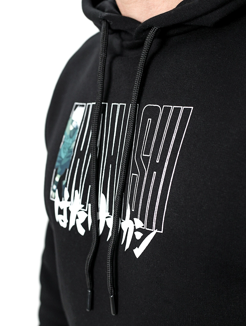 Sweat à capuche imprimé Kakashi